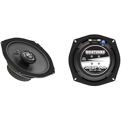 Hogtunes 352F-AA 5.25 Front Speakers (2 Pack), Fits 1998-2013 Harley-Davidson Motorcycles