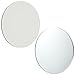 Juvale Glass Mirror Tiles for Crafts - 3 in, Round, Transparent, 50-Pack - Craft Mirrors for DIY & Home Decor