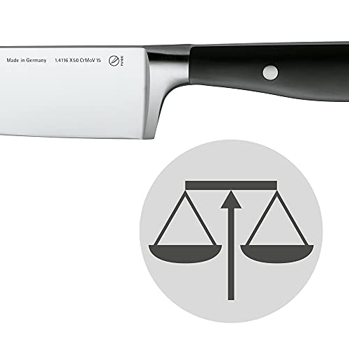 WMF Grand Class Messerset 3teilig, Made in Germany, 3 Messer geschmiedet, Küchenmesser Set, Performance Cut, Spezialklingenstahl