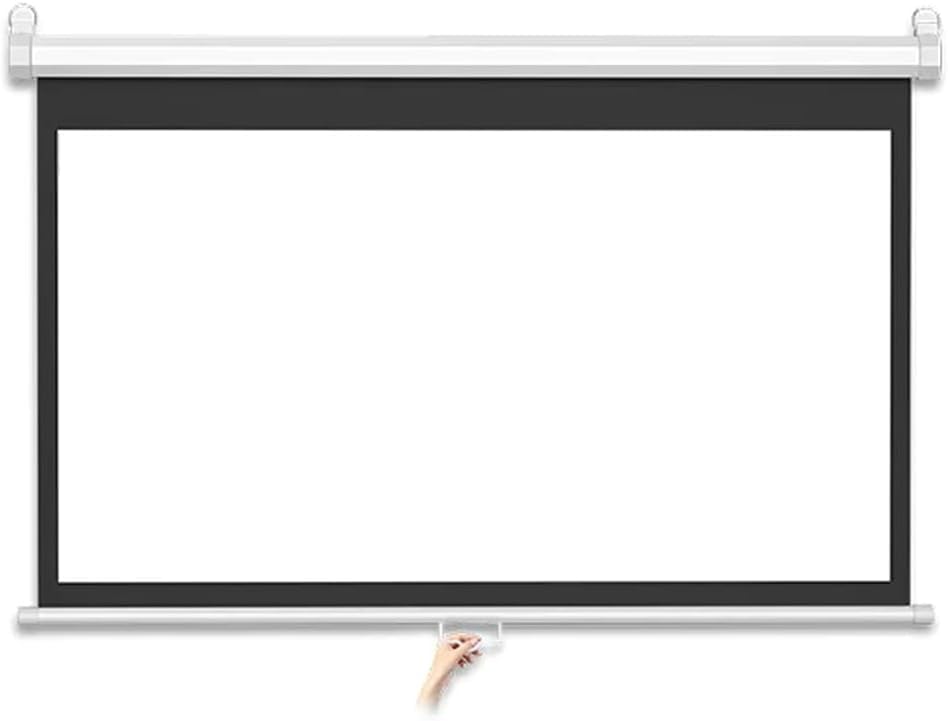 Pantalla de proyección manual 60 pulgadas para pared miniatura 7