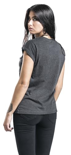 Metallica Raining Light Mujer Camiseta Gris M 60% algodón, 40% poliéster Vorne Bedruckt Regular