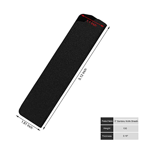 Knife Sheath, Chef Knife Edge Guard, Universal Kitchen Knife Blade Covers, Bpa-Free Knife Case, Abrasion Resistant Felt Lined Knife Cover Sleeves Knife Protectors #TOP1