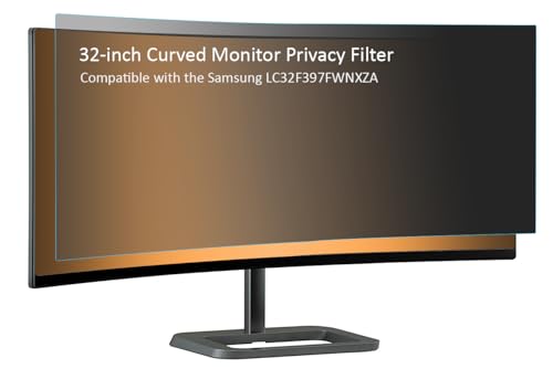 Photodon 2-Way Privacy Filter For the Samsung LC32F397FWNXZA 32-inch Curved Monitor with Installation and Care Kit