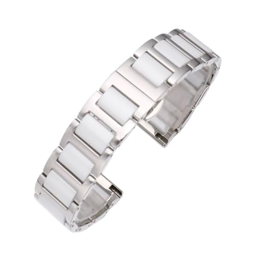 Bracelet acier inoxydable et céramique polie pour le bureau et le sport
