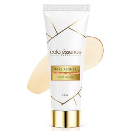 Image of Coloressence 3in1 Moisturizer and Primer for Face, 20ml | All Skin Types | Pore Refiner | Makeup Base | Hydrating, Lightweight, Long Lasting | Pore Minimizer