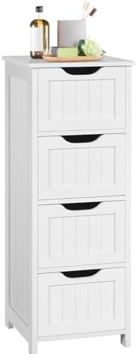 Yaheetech Colonne Salle de Bain, Meuble Rangement Salle de Bain/T...