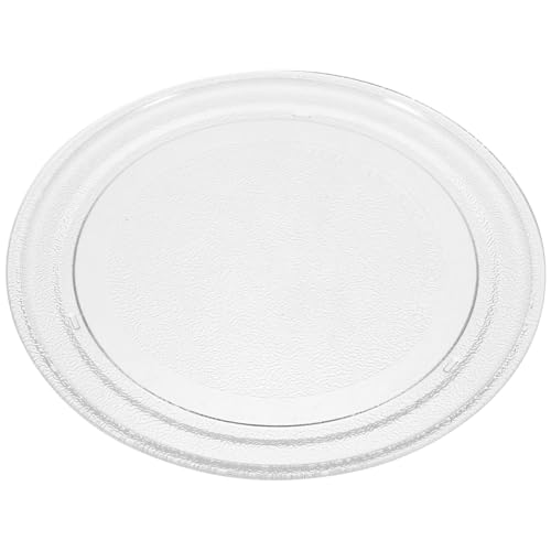 Plat en verre pour micro-ondes 25.5 cm assiette de remplacement pour cuisson homogène