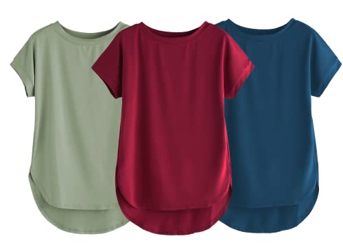 Image of Fabricorn Stylish Plain Up and Down Cotton Tshirt for Women