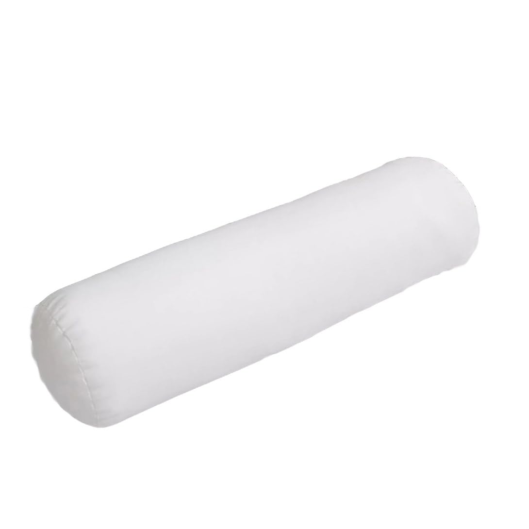 GGoty Round Bolster Pillow for Sofa Bed,Soft Round Bolster Pillow Inner Insert,cylinder Bolsters Pillows Core Waist Sleeping Pillows Backrest for Back Head Neck Lumbar Support (20x50cm)