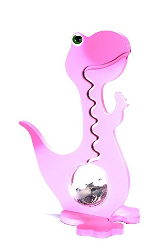Big Belly Bank Dino Kugelbahn Spardose 60cm - Made in Switzerland (Rosa Zweifarbig)