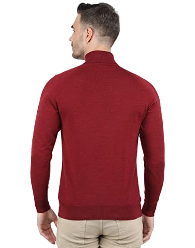 Image of Monte Carlo Men Wool High Neck Pullover Sweater