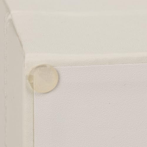 Relaxdays Organizador 18 Gafas de Sol, Ventana Cristal, Estuche Efecto Piel, Funda Terciopelo, 22,5x33,5x19 cm, Blanco - imagen 9