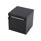 Bisofice Bondrucker 80mm Thermobondrucker Belegdrucker POS Drucker unterstützt ESC/POS, automatisches Schneiden(260mm/s, USB+WiFi+Ethernet)