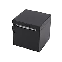 Bisofice Bondrucker 80mm Thermobondrucker Belegdrucker POS Drucker unterstützt ESC/POS, automatisches Schneiden(260mm/s, USB+WiFi+Ethernet)