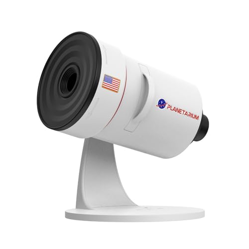 mophrati Proyector de Estrellas inmersivo 4K con 10 Diapositivas de planetario y Efecto 4K definición. Lente proyector definición