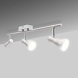  Lumare LED Deckenleuchte schwenkbar Inkl. 3 x 5W Leuchtmittel GU10 LED Deckenlampe LED Deckenstrahler LED Leuchte LED Deckenspot