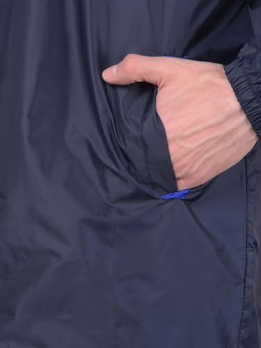 Image of Dollar Rainguard Men's Reversible Full Sleeve Solid Raincoat Set With Adjustable Hood and Pocket