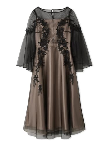 [セルフォード] YKローズエンブロイダリーチュールドレス CWFO251301 レディース BLK 36