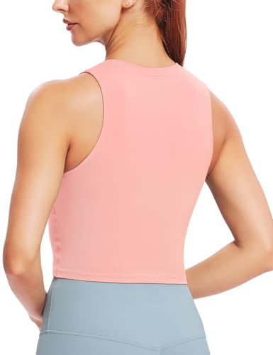 Image of Natural Feelings Nudi Sports Bras for Women Removable Padded Yoga Tank Tops Sleeveless Fitness Workout Crop Tops