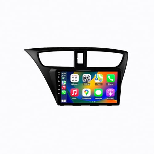 Radio coche Android con CarPlay inalámbrico para Honda Civic 9 2012-2017 y Mirror Link USB