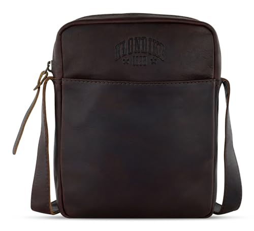 Bolso bandolera   KLONDIKE 1896 Rush Faye            en color marrón oscuro de estilo casual