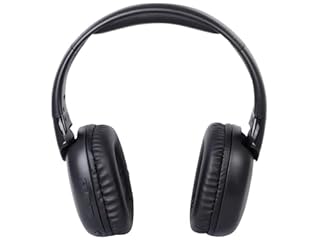 Trevi FRS 1490 RW Cuffia Wireless con Base di Ricarica, Audio RF 2,4 GHz fino a 20m, Ingresso Ottico e Jack 3,5 mm, Compatibile con Smartphone, Microfono Integrato, Spegnimento Automatico