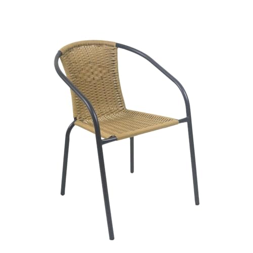 LOLAhome Conjunto 2 Sillas Jardín Exterior