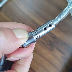 Miniatura 9 de Replacement Cable for Weighted Jump Rope, 1lb Stainless Steel Wire with polyvinyl chloride Coating for Heavy Jump Ropes.10.0mm Thick