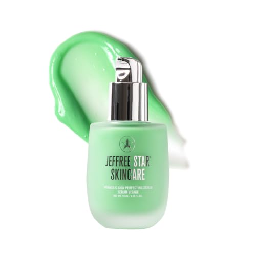 Jeffree Star Cosmetics Vitamin C Skin Perfecting Serum, with Niacinamide and Vitamin E, Brightening, Redness Reducing, Even Tone, Lightweight, Vegan, Cruelty-Free, 1.35 fl oz
