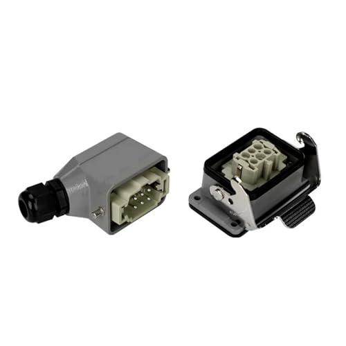 Insertos de conector industrial HDC de 6 pines y 500V para evitar fallos de energía 4