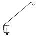 Achla Designs Deck Rail Shepherd's Pole, Angled (BGP-08)