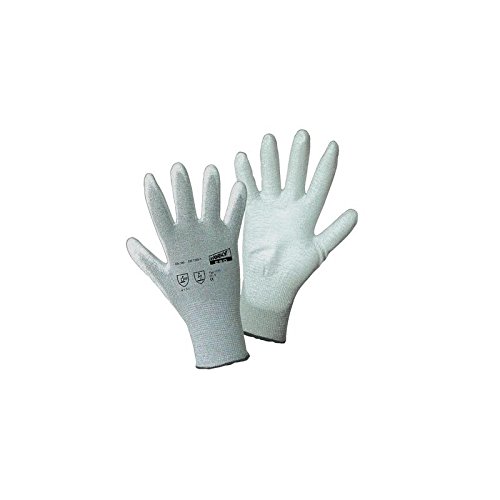 L+D L+D ESD TIP 1170-7 Guanti da lavoro grigio, Nylon, 7