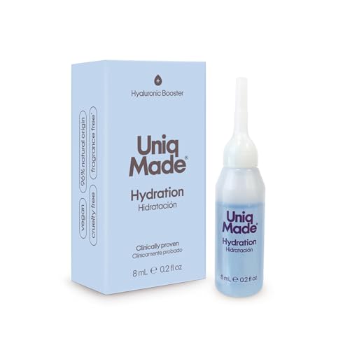 UNIQ MADE – Booster Acide Hyaluronique 8 mL | Hydratation Intense Cheveux Secs & Abîmés | Réparation, Brillance & Élasticité | Sérum Capillaire Concentré | Soin Professionnel Hydratant