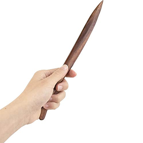 Creative Wood Envelope Opener Handmade Wooden Bookmarks Desk Accessories Slitter Paper Cutting Letter Opener For Home Office(24Cm-Red Acid Twig) #TOP3