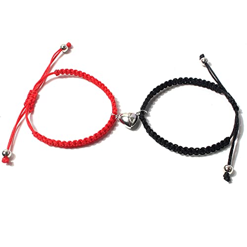 2Pcs Magnetic Couple Bracelets For Women Men, Sun And Moon Attraction Matching Handmade Bracelet Lover Gifts For Boyfriend Girlfriend Best Friend #TOP6