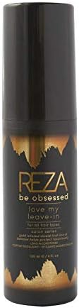 Reza Love My Leave-In Conditioner: Luxury Conditioning Hair Spray, Detangler, UV Protection, Sulfate Free, Paraben Free, Non Toxic, for Women & Men & All Hair Types, 4 Fl. Oz.