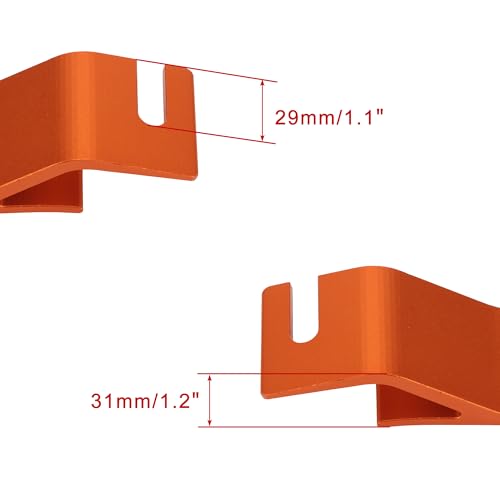 Image of WOOSTAR Tire Bead Holder Tire Removal Install Assistance Changer Tool Universal for Motorcycle Dirt Pit Bike Off Road Orange