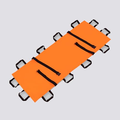 Tragbare Trage - Tragbare, Faltbare Trage von Mcal, weiche Transporttrage aus verdicktem Nylon, geeignet für die Patientenversorgung, multifunktionale Notfallausrüstung, geeignet für Stadien