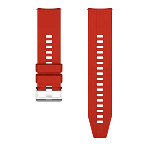 Image of ACM Watch Strap 20mm compatible with Compaq Q Watch Smartwatch | Silicone Belt Classic Band