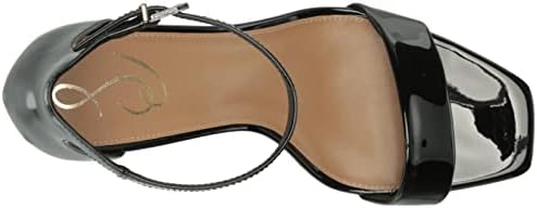 Sam Edelman Women's Daniella Heeled Sandal, Black Patent, 5.5 | Image 4