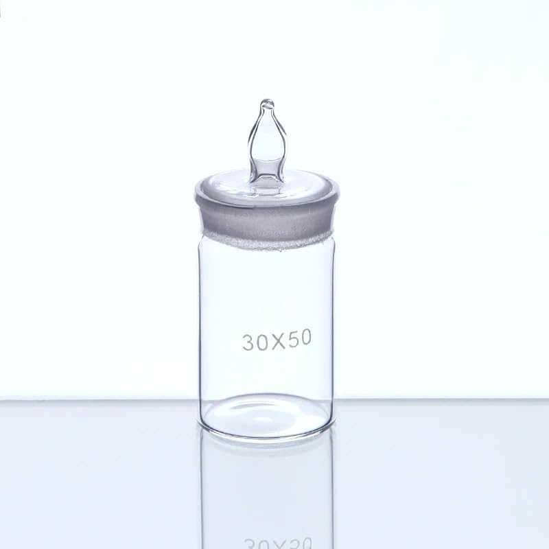 2 Pieces/lot Low/Tall Shape Glass Regular Weighing Bottle Low-Shaped Gauge Bottle Laboratory Equipment(40x25mm)