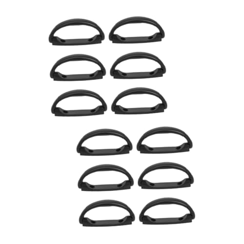Tofficu 2sets 6pcs Black Subwoofer Handles Durable Speaker Audio Handles for Easy Installation Practical Design for All Speaker Material for Outdoor Use 6pcs*2
