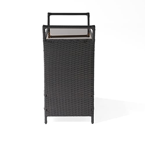 Christopher Knight Home Bahama Pe Kd Bar Cart, Multibrown #TOP4