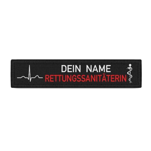 Rettungssanitäterin QRS Komplex Patch Feuerwehr Rettungsdienst...