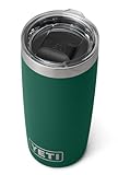 YETI Rambler Tumbler, Vaccum Insulated Stainless Steel Tumbler with Magslider Lid, Black Forest Green, 10 oz (295 ml)