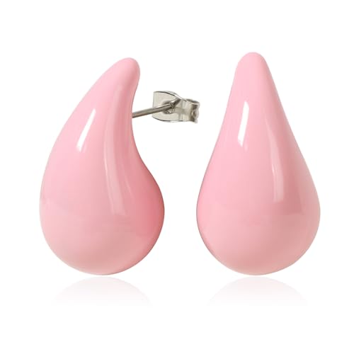 Boucles d'oreilles goutte émaillées : le bijou femme stylé