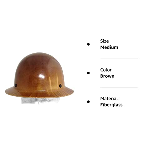 Msa Skullgard Full Brim Hard Hat With Staz On Suspension - Natural Tan #TOP3