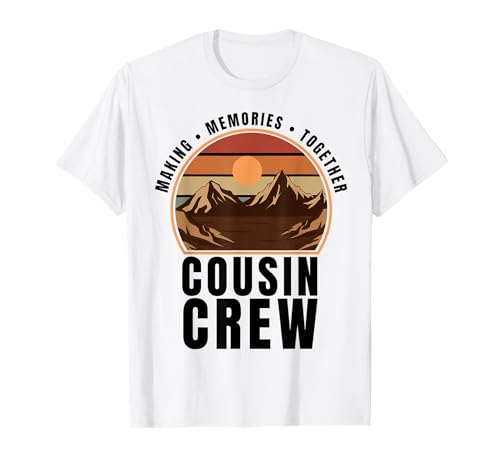 Primo Crew Camp Reunión familiar Camping Viaje Est 2025 Camper Camiseta