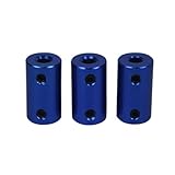 D14L25 starre Kupplung aus Aluminiumlegierung für Flugzeugkomponenten, Automodelle, Zubehör, CNC-Schrittmotorwellenkoppler (4 x 4)