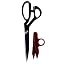 Black With Scissors
